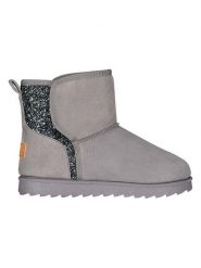 Geographical Norway Botki zimowe "Olga" w kolorze szarym rozmiar: 41. Szare botki damskie Geographical Norway, na zimę, z futra, bez obcasa, bez zapięcia. Za 70.08 zł.