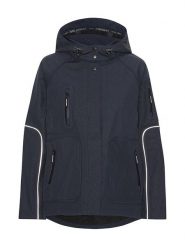 Ilse Jacobsen Kurtka przeciwdeszczowa w kolorze granatowym rozmiar: 40. Niebieskie kurtki sportowe damskie Ilse Jacobsen, s, bez wzorów, z polaru, bez kaptura. Za 388.95 zł.