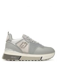 Liu Jo Sneakersy Maxi Wonder 01 BF5009 PX685 Szary. Szare obuwie sportowe damskie Liu Jo, ze skóry, bez zapięcia. Za 469.99 zł.