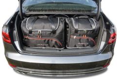 Torby Do Bagażnika Audi A4 Limousine 2015-2024 5Szt Kjust. Czarne torby podróżne KJUST, bez wzorów, z kauczuku. Za 1,523.00 zł.