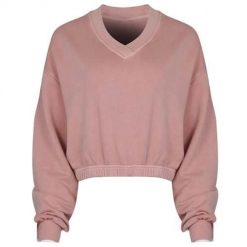 Bluza sportowa damska Reebok HY2707. Czerwone bluzy damskie Reebok, m, bez wzorów, z bawełny, bez kaptura. Za 172.00 zł.