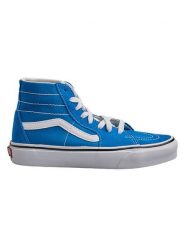 Vans Skórzane sneakersy "Sk8-Hi" w kolorze niebieskim rozmiar: 36. Niebieskie obuwie sportowe damskie Vans, za kostkę, bez zapięcia. Za 260.99 zł.