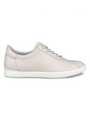 Ecco Skórzane sneakersy "Travel" w kolorze kremowym rozmiar: 42. Brązowe obuwie sportowe damskie ECCO, ze skóry, bez zapięcia. Za 307.46 zł.