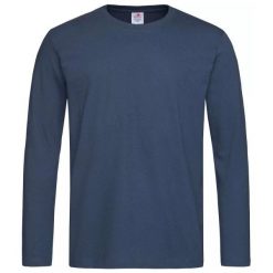 Koszulka Z Długim Rękawem Unisex Comfort Dla Dorosłych. Niebieskie koszulki damskie Stedman, bez wzorów, bez kołnierzyka, bez ramiączek. Za 87.99 zł.