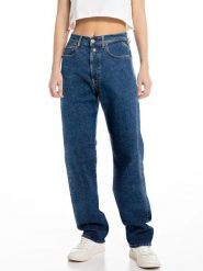 Replay Dżinsy - Straight fit - w kolorze niebieskim rozmiar: W29/L32. Niebieskie jeansy damskie Replay, z podwyższonym stanem. Za 346.95 zł.