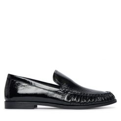 Lordsy Vagabond Shoemakers. Czarne półbuty damskie Vagabond Shoemakers, bez wzorów, bez obcasa, bez zapięcia. Za 649.99 zł.