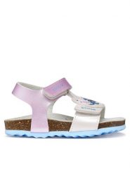 Geox Sandały B Sandal Chalki Girl B652RB 000NF C1294 M Kolorowy. Sandały dziewczęce Geox, ze skóry, bez obcasa, bez zapięcia. Za 209.99 zł.