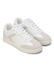 Marc O´Polo Skórzane sneakersy w kolorze biało-beżowym rozmiar: 42. Białe obuwie sportowe damskie bez zapięcia. Za 227.31 zł.