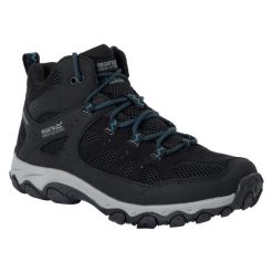 Damskie Buty Do Chodzenia Edgepoint IV Mid Cut. Czarne obuwie trekkingowe damskie Regatta, z materiału, bez zapięcia. Za 297.99 zł.