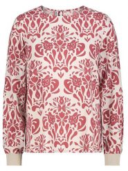 Sublevel Bluzka w kolorze kremowo-jagodowym rozmiar: S. Białe bluzki damskie Sublevel, s, bez wzorów, z wiskozy, klasyczne, bez kołnierzyka, bez ramiączek. Za 82.99 zł.