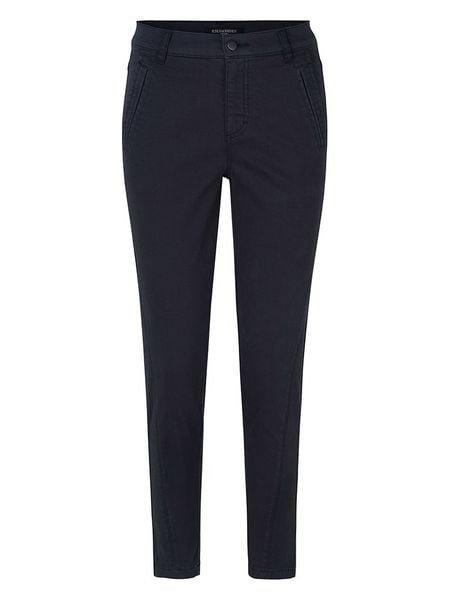 Ilse Jacobsen Spodnie w kolorze granatowym rozmiar: W30. Niebieskie rurki damskie Ilse Jacobsen, bez wzorów, z materiału. Za 136.13 zł.