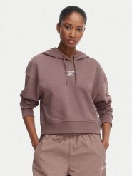 Reebok Bluza Ilona RK25712CCW Brązowy jasny Regular Fit. Brązowe bluzy damskie Reebok, xs, bez wzorów, z syntetyku, bez kaptura. Za 199.99 zł.