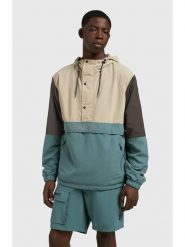 O'Neill Kurtka przejściowa w kolorze beżowo-niebiesko-oliwkowym rozmiar: L. Brązowe kurtki damskie O'Neill, l, bez wzorów, bez kaptura. Za 303.06 zł.