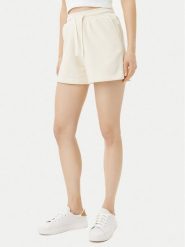 Silvian Heach Szorty sportowe Steffi GPP25115SH Écru Regular Fit. Spodenki sportowe damskie Silvian Heach, xl, bez wzorów, z bawełny. Za 119.99 zł.