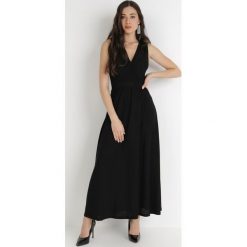 Czarna Sukienka Kephadia. Czarne sukienki damskie Born2be, bez wzorów, z gumy, eleganckie, bez ramiączek. Za 229.99 zł.