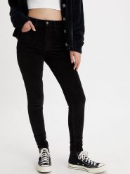 Levi´s Dżinsy "721" - Skinny fit - w kolorze czarnym rozmiar: W24/L30. Czarne jeansy damskie z podwyższonym stanem. Za 109.78 zł.