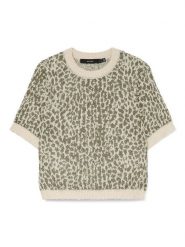 Vero Moda Sweter w kolorze oliwkowo-beżowym rozmiar: XS. Brązowe swetry klasyczne damskie Vero Moda, xs, bez kołnierzyka. Za 61.46 zł.