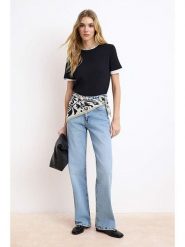 Trendyol Dżinsy - Comfort fit - w kolorze niebieskim rozmiar: 36. Niebieskie jeansy damskie Trendyol, z podwyższonym stanem. Za 95.99 zł.