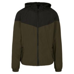 Dwukolorowa Kurtka Windrunner Unisex Dla Dorosłych. Białe kurtki damskie BUILD YOUR BRAND, s, bez wzorów, bez kaptura. Za 195.99 zł.