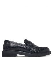 Geox Lordsy D Serilda D56WYE 40 C9999 Czarny. Czarne półbuty damskie Geox, bez wzorów, ze skóry, bez obcasa, bez zapięcia. Za 499.99 zł.