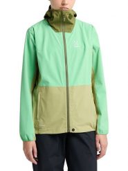 Haglöfs Kurtka funkcyjna "Sparv" w kolorze zielonym rozmiar: S. Zielone kurtki sportowe damskie Haglöfs, s, bez wzorów, bez kaptura. Za 404.99 zł.