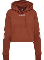 Sweat damska bluza z kapturem Hummel Legacy. Brązowe bluzy damskie Hummel, na zimę, xs, bez wzorów, z bawełny, z kapturem. Za 178.00 zł.