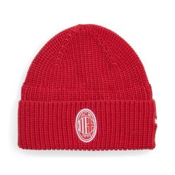 Czapka beanie AC Milan PUMA. Białe czapki damskie Puma, bez wzorów, z dzianiny. Za 73.99 zł.