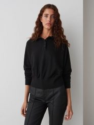 OPUS Sweter w kolorze czarnym rozmiar: 40. Czarne swetry klasyczne damskie Opus, bez kołnierzyka. Za 130.99 zł.