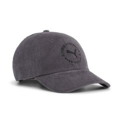 Czapka typu dad Premium Essentials PUMA. Białe czapki z daszkiem damskie Puma, na jesień, bez wzorów. Za 119.00 zł.