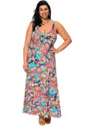 Aller Simplement Sukienka ze wzorem rozmiar: 54-58. Sukienki damskie Aller Simplement, bez wzorów, z bawełny, bez ramiączek. Za 100.99 zł.