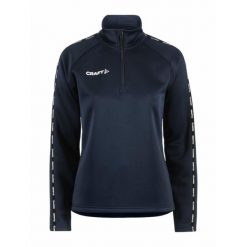 Bluza z zamkiem 1/2 dla kobiet Craft Squad 2.0. Niebieskie bluzy damskie Craft, l, bez wzorów, z materiału, bez kaptura. Za 205.45 zł.