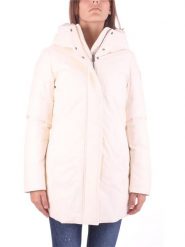 Woolrich Parka puchowa "Boulder" w kolorze kremowym rozmiar: M. Brązowe parki damskie Woolrich, m, z puchu, bez kaptura. Za 1,229.96 zł.