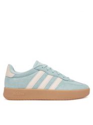 Adidas Sneakersy Barreda Shoes JR1199 Turkusowy. Niebieskie obuwie sportowe damskie Adidas, ze skóry, bez zapięcia. Za 166.99 zł.