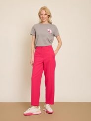 BGN Spodnie w kolorze różowym rozmiar: 38. Różowe spodnie materiałowe damskie BGN, bez wzorów, z materiału. Za 121.99 zł.