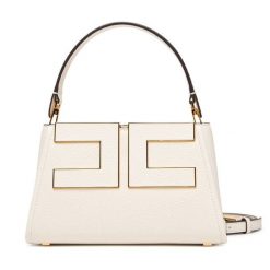 Torebka Elisabetta Franchi. Białe kuferki damskie Elisabetta Franchi, bez wzorów, bez dodatków. Za 1,539.00 zł.