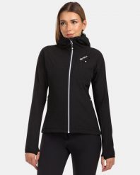 Damska bluza polarowa z kapturem Kilpi FRENSIS-W. Czarne bluzy damskie Kilpi, bez wzorów, z materiału, z kapturem. Za 370.41 zł.