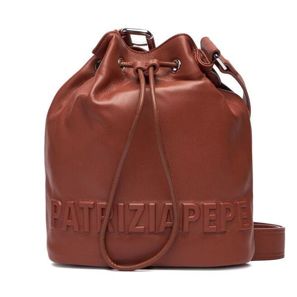Torebka Patrizia Pepe. Brązowe torebki klasyczne damskie Patrizia Pepe, bez dodatków. Za 669.99 zł.