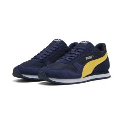 Sneakersy unisex ST MILER PUMA Navy Sunny Yellow Alpine Snow White Blue. Niebieskie obuwie sportowe damskie Puma, z zamszu, bez zapięcia, trekkingowe. Za 199.00 zł.
