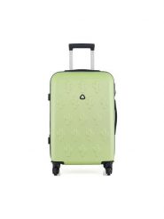 Semi Line Walizka duża T5631-6 Zielony. Zielone walizki Semi-line, bez wzorów, z tworzywa sztucznego, duże. Za 199.99 zł.
