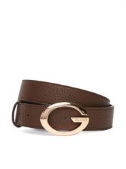 Guess Pasek Damski BW9306 P5430 Brązowy. Brązowe paski damskie Guess, z aplikacjami, ze skóry. Za 210.99 zł.