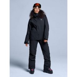 Kurtka narciarska damska - Arctic 2L ocieplana - czarna. Czarne kurtki sportowe damskie POEDERBAAS, na zimę, l, bez wzorów, z poliesteru, bez kaptura. Za 915.52 zł.