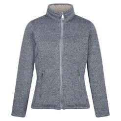 Damska/kobieca Bluza Polarowa Razia II Bonded Full Zip Fleece Jacket. Białe bluzy damskie Regatta, na zimę, bez wzorów, z polaru, bez kaptura. Za 122.99 zł.