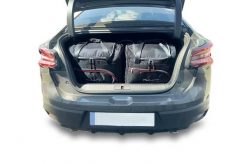 Torby Do Bagażnika Citroen C4 X 2023+ 5Szt Kjust. Czarne torby podróżne KJUST, bez wzorów, z kauczuku. Za 1,465.00 zł.