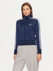 Adidas Bluza adicolor Classics Firebird JC8263 Granatowy Regular Fit. Niebieskie bluzy damskie Adidas, l, bez wzorów, z syntetyku, bez kaptura. Za 279.99 zł.