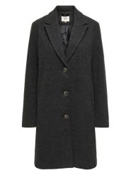 JDY Płaszcz przejściowy "Echo" w kolorze czarnym rozmiar: XS. Czarne płaszcze damskie JDY, xs, bez wzorów, bez kaptura. Za 158.47 zł.