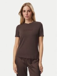 Guess T-Shirt O6GI00 KBF92 Brązowy Regular Fit. Brązowe t-shirty damskie Guess, m, z aplikacjami, bez kołnierzyka. Za 114.99 zł.