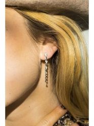 DIAMOND & CO Złote kolczyki-wkrętki "Cascade" z diamentami rozmiar: onesize. Szare kolczyki damskie Diamond & Co, z diamentem, złote. Za 2,022.99 zł.