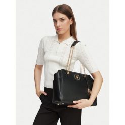 Torebka U.S. Polo Assn. Czarne shopper bag U.S. Polo Assn., bez dodatków. Za 164.99 zł.