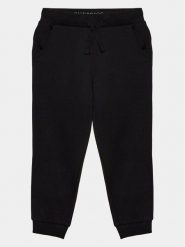 Guess Spodnie dresowe N93Q17 KAUG0 Czarny Regular Fit. Czarne spodnie dresowe chłopięce Guess, z bawełny. Za 129.99 zł.