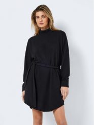 Noisy May Sukienka dzianinowa City 27013883 Czarny Regular Fit. Czarne sukienki damskie Noisy may, bez wzorów, z dzianiny, bez ramiączek. Za 59.99 zł.